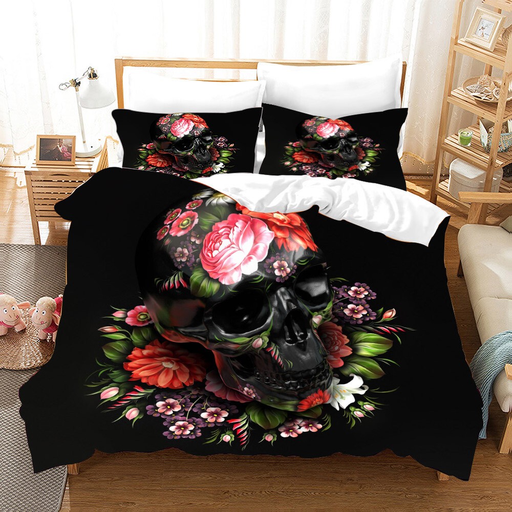 Life Flowers Duvet/quilt Comforter Cover Queen Bedding Set Pillowcase