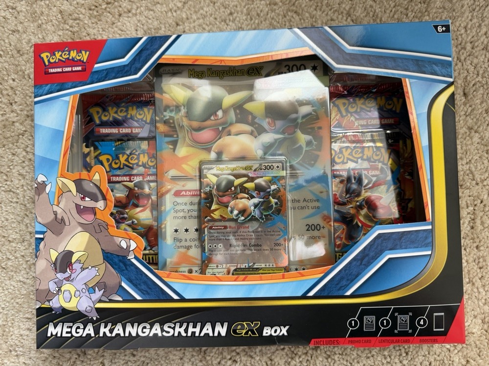 Pokemon TCG - Mega Evolution Mega Kangaskhan Ex Booster Box - Brand New Sealed.
