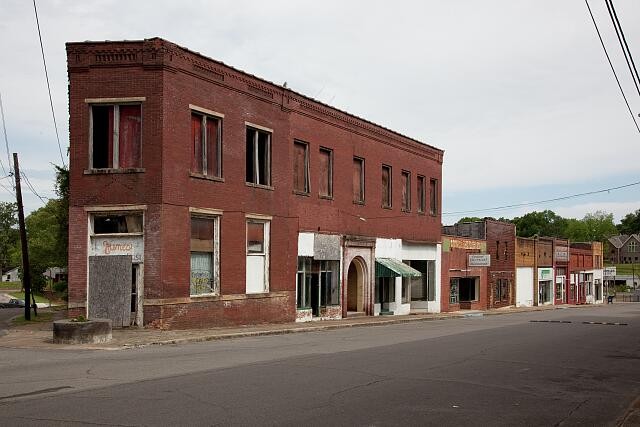 Photo:Cordova Alabama 2010 Historic Downtown Main Street Brick Buildings
