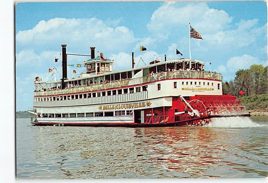 Postcard The Steamboat Belle of Louisville Kentucky USA