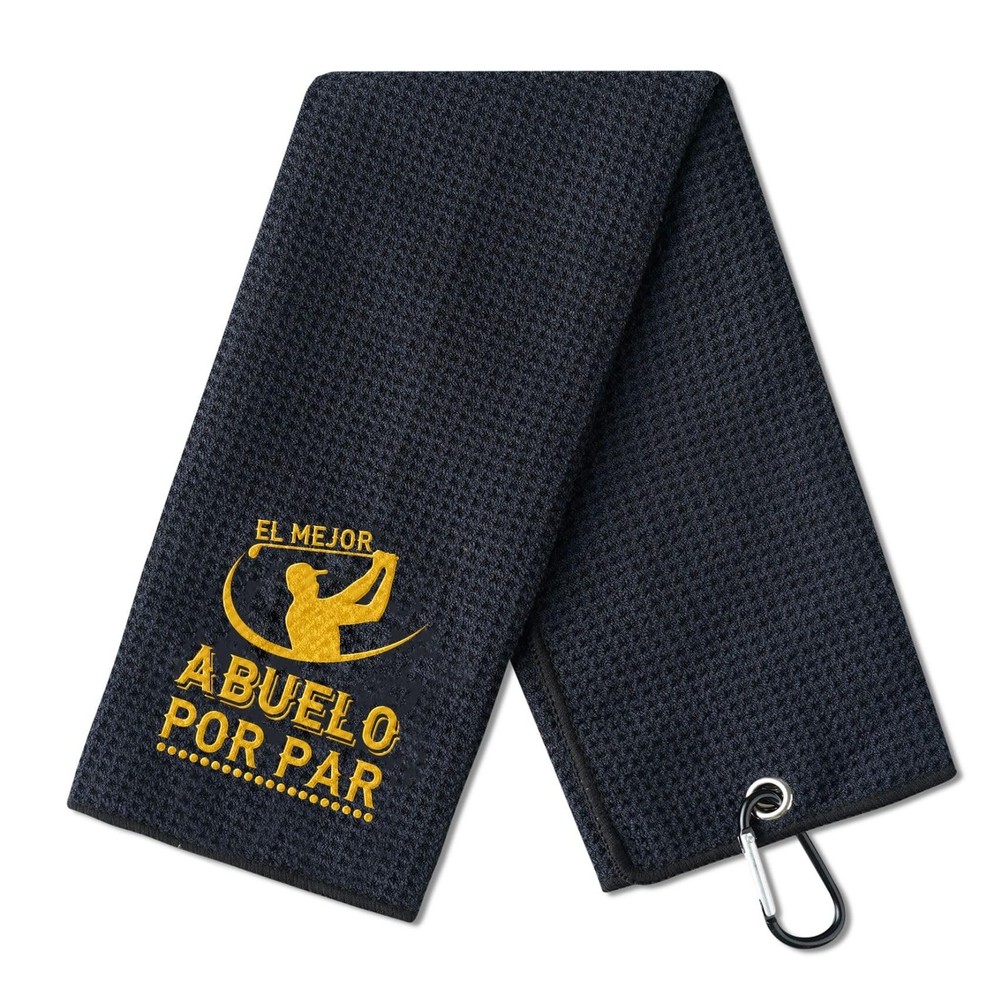 Father's Day Golf Towel for Abuelo 15.8x23.6 Microfiber-image
