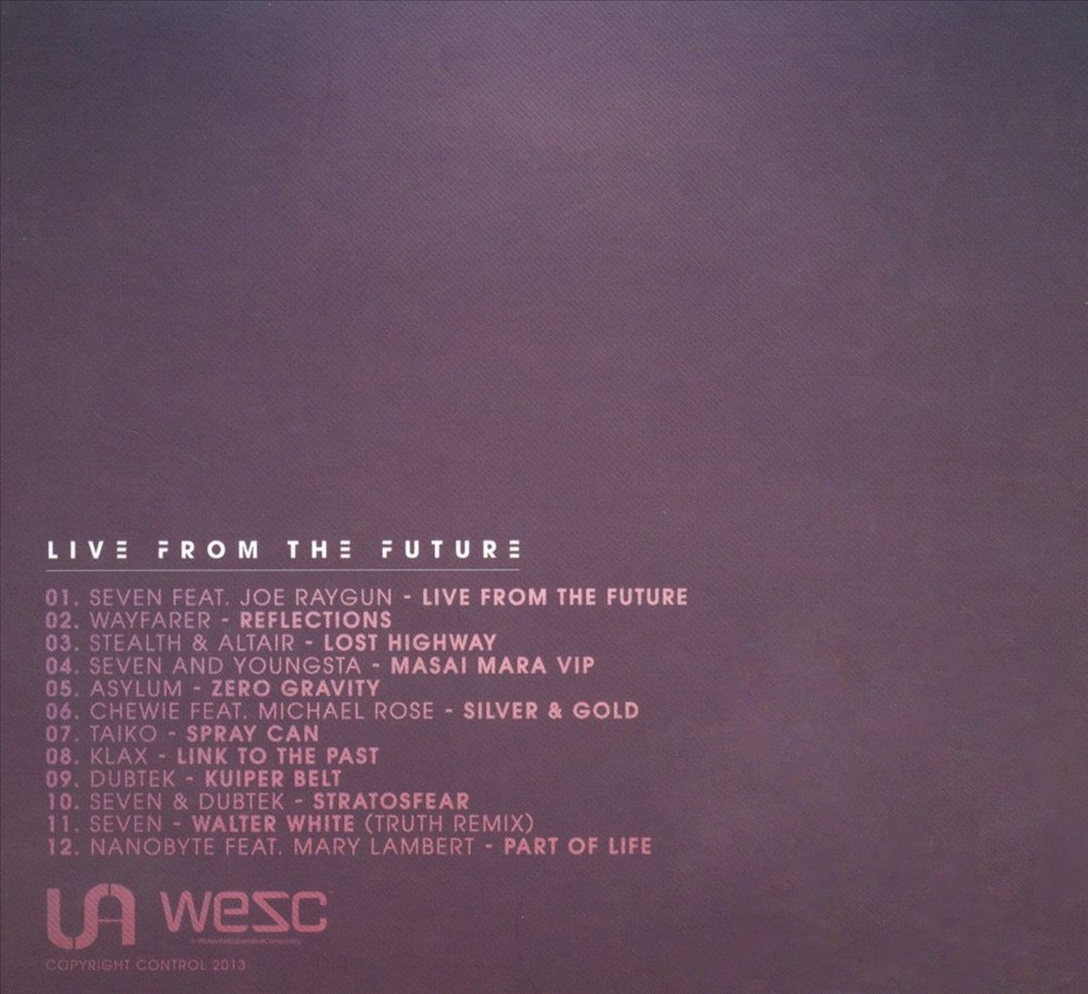 VARIOUS ARTISTS LIVE FROM THE FUTURE NEW CD