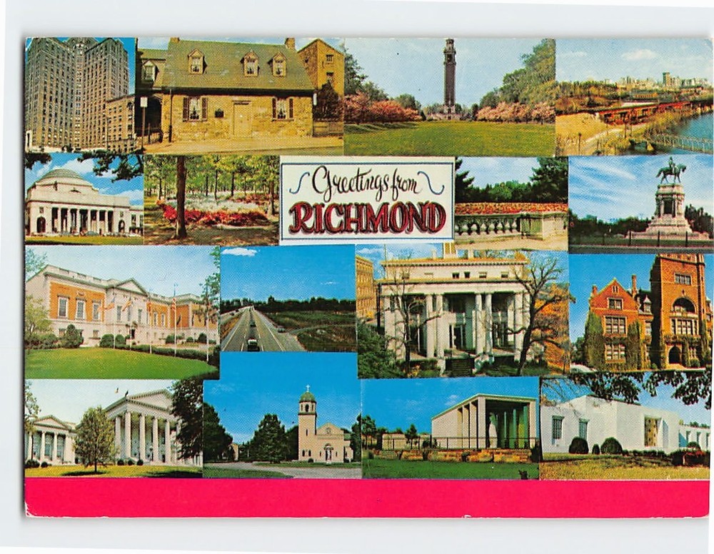 Postcard Scenes & Views Richmond Virginia USA