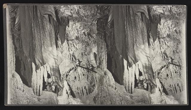 Photo:Wet Blanket Cave Formations 1900s Stereoview Print