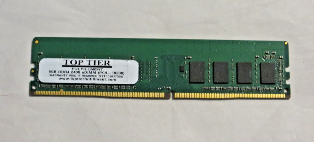 Top Tier 8GB DDR4 Desktop RAM – 2400MHz PC4-19200 UDIMM (CL16) TTF103017GM
