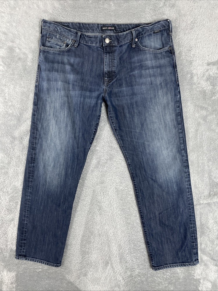 Mavi Jeans Men's 42x32* (Tag) Blue Matt Relaxed Straight Leg Flex Denim Pants