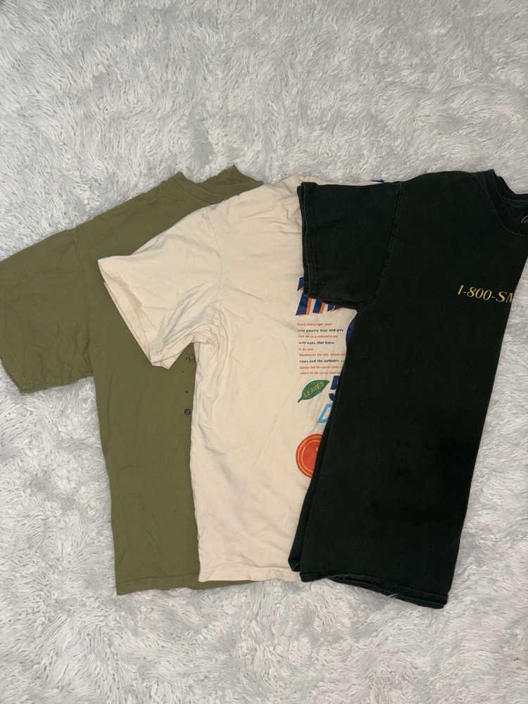 Men's Lot of 3 Short Sleeve T-Shirts Multicolor Regular Size Type 3 FOR $5