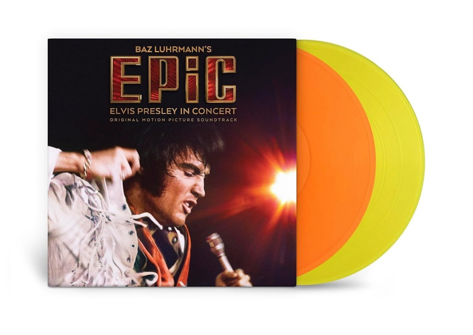 Elvis in concert ''EPIC''on 2x orange & yellow vinyl with Promo NEW SEALED   B-6