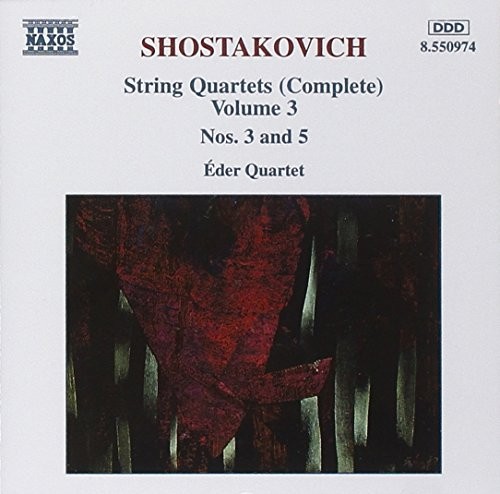 Eder Qua - SHOSTAKOVICH: String Quartets Nos. 3 and 5 - Eder Qua CD 1IVG TheFREE US DELIVERY | EAN: 0730099597425 | Quality CD