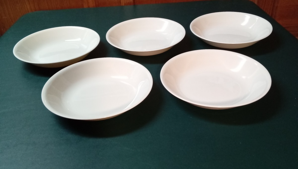 Corelle Vitrelle Sandstone Beige 8.5-Inch Pasta Soup Bowls Set of 5