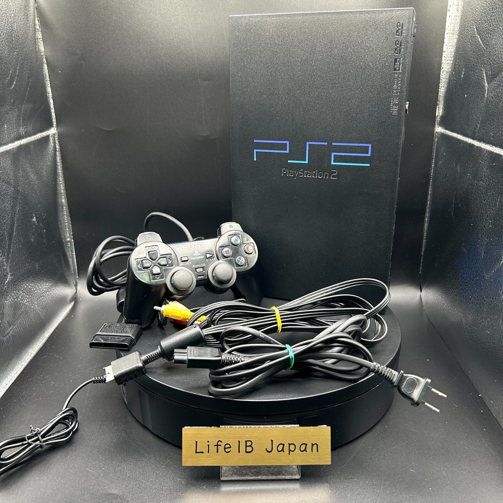 Sony PS2 Black Console SCPH-30000 with Controller and Cables