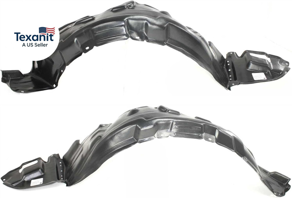 Fender Liner Set for Toyota Corolla 2003-2008 Front Driver Passenger Side, Toyot