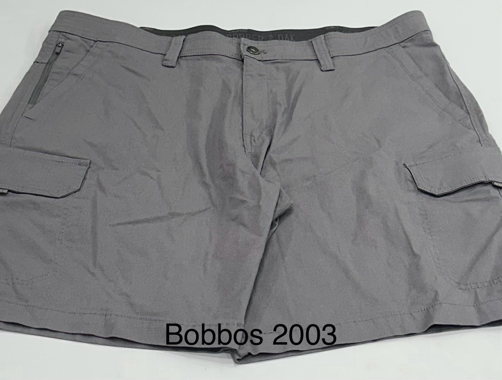 Copper & Oak Men's Venture Ripstop Cargo Shorts, Gray, Size 40