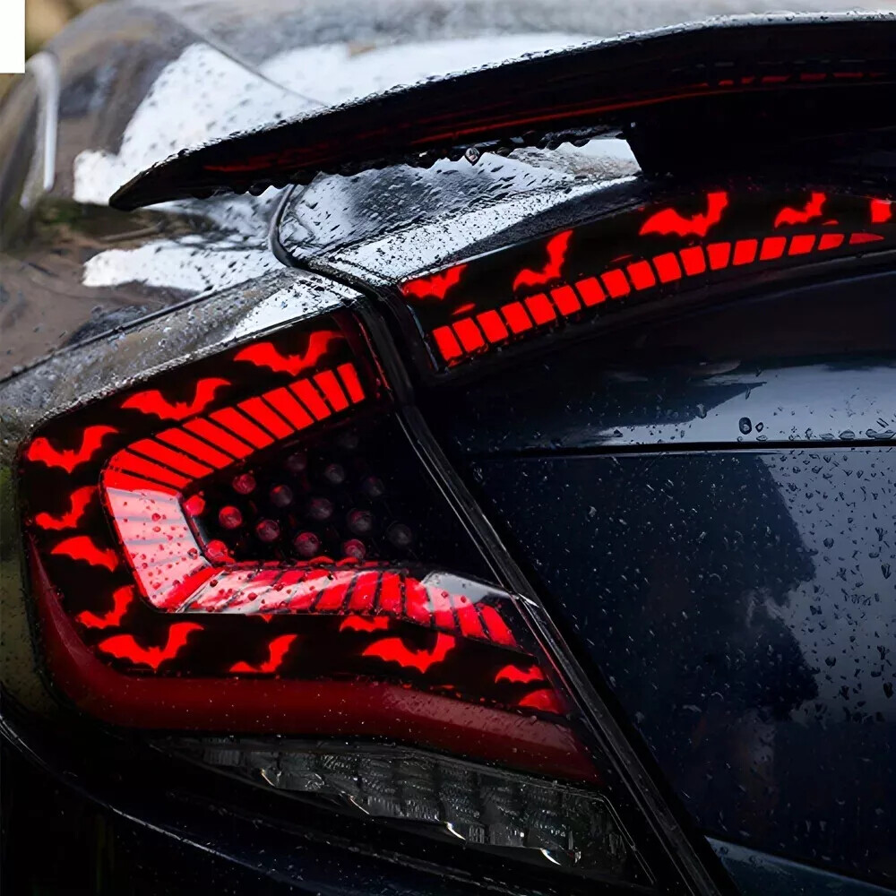 Funny Bat Sticker Auto Rear Tail light Lamp Cover Decal Car Exterior Accessories