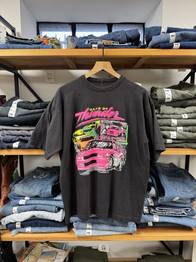 Vintage 1990s Days Of Thunder Tim Cruise Movie NASCAR T Shirt