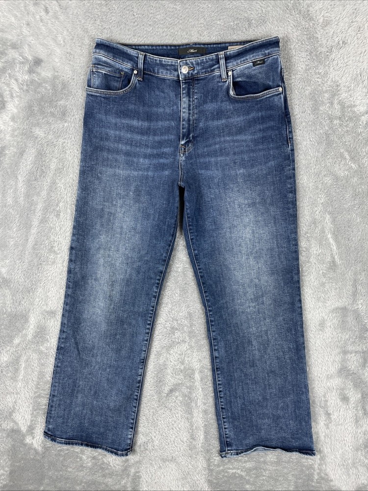 Mavi Jeans Women's 32/29 Blue Barcelona High Rise Wide Leg Stretch Pants