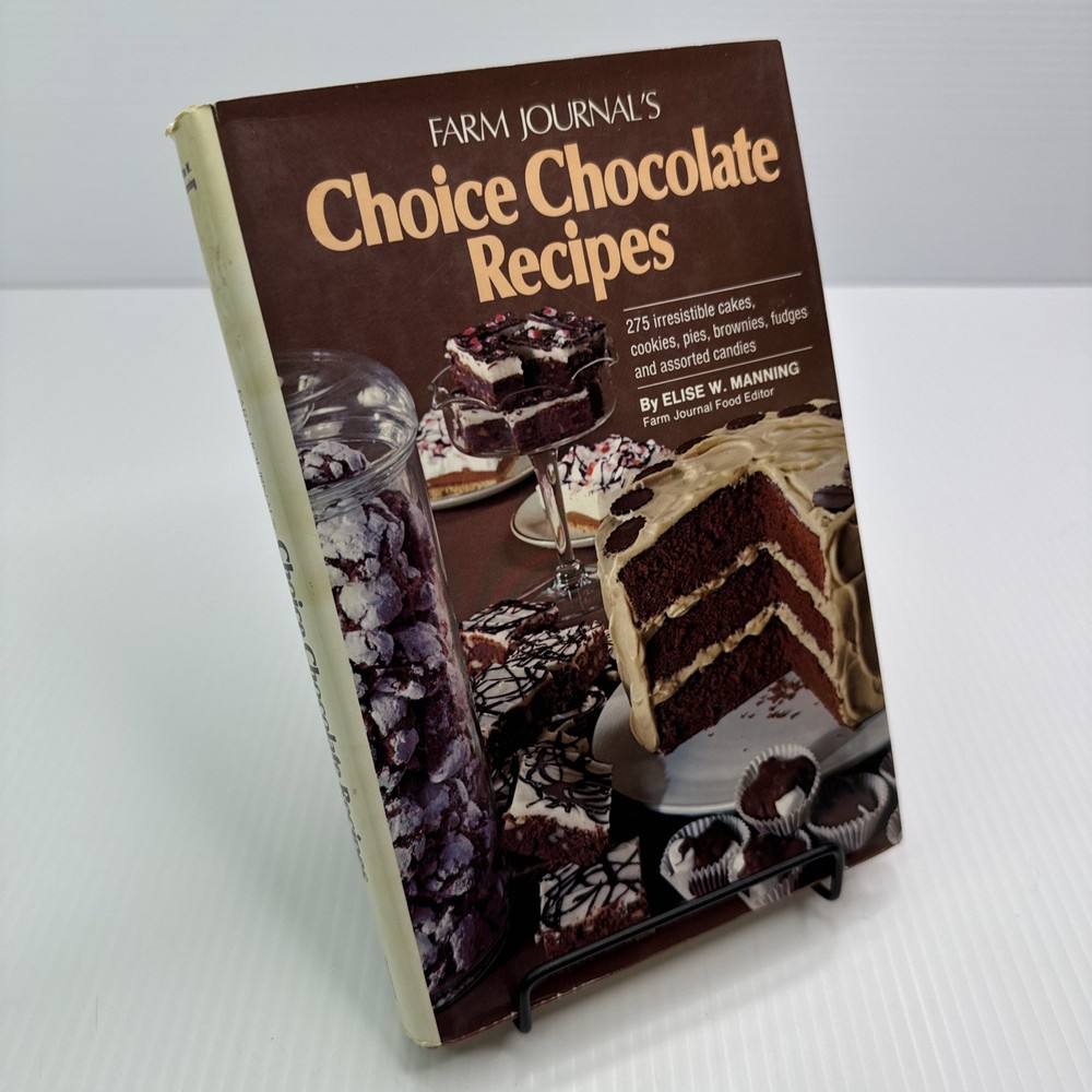 Farm Journal's Choice Chocolate Recipes Elise W Manning 1978 HC Vintage Recipes