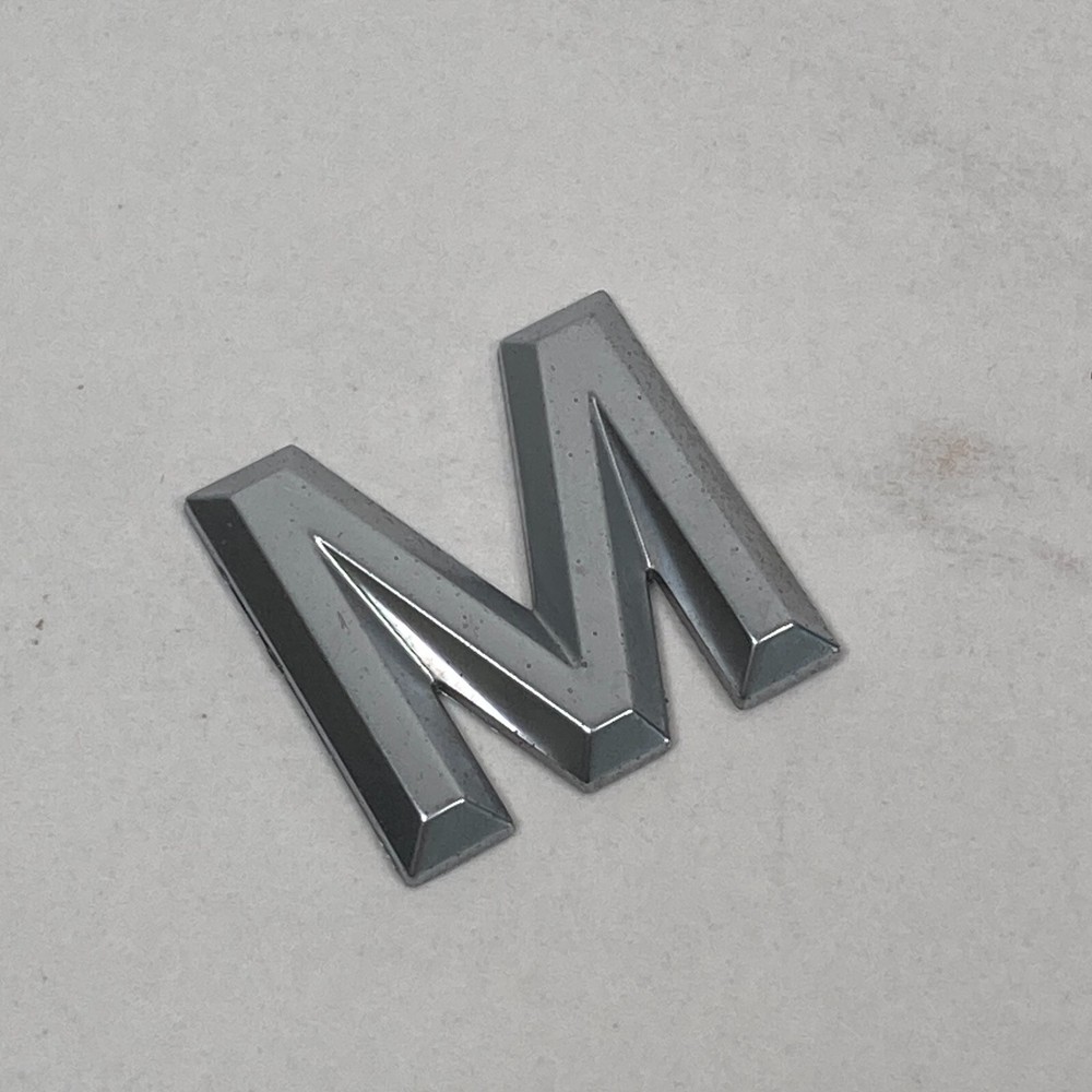 2005-2007 Mercury Montego Emblem Badge Logo Letter 'M' Rear Tailgate Chrome