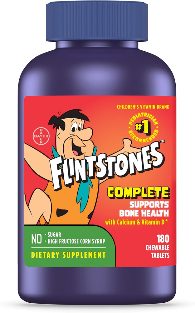 Flintstones Vitamins Chewable Kids Vitamins, Complete Multivitamin for Kids and