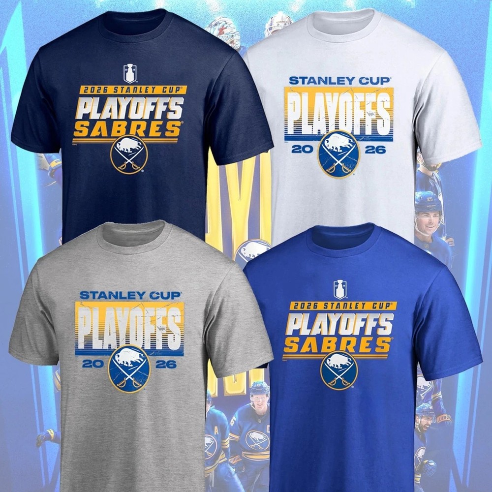 Buffalo Sabres 2026 Stanley Cup Playoffs Hockey Fan Gift T-Shirt Mens Graphic Te