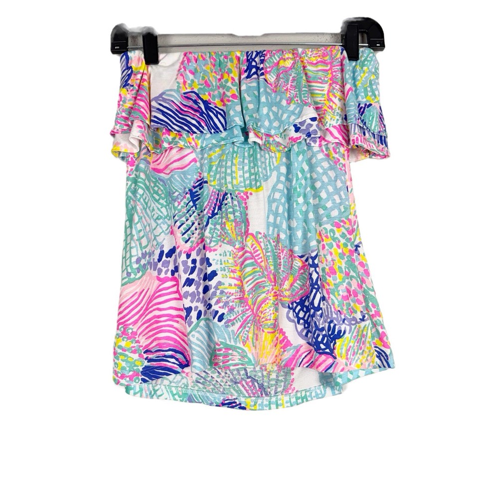 Lilly Pulitzer Women's Rilo 'Roar of the Seas' Tube Top Size XS Multicolor