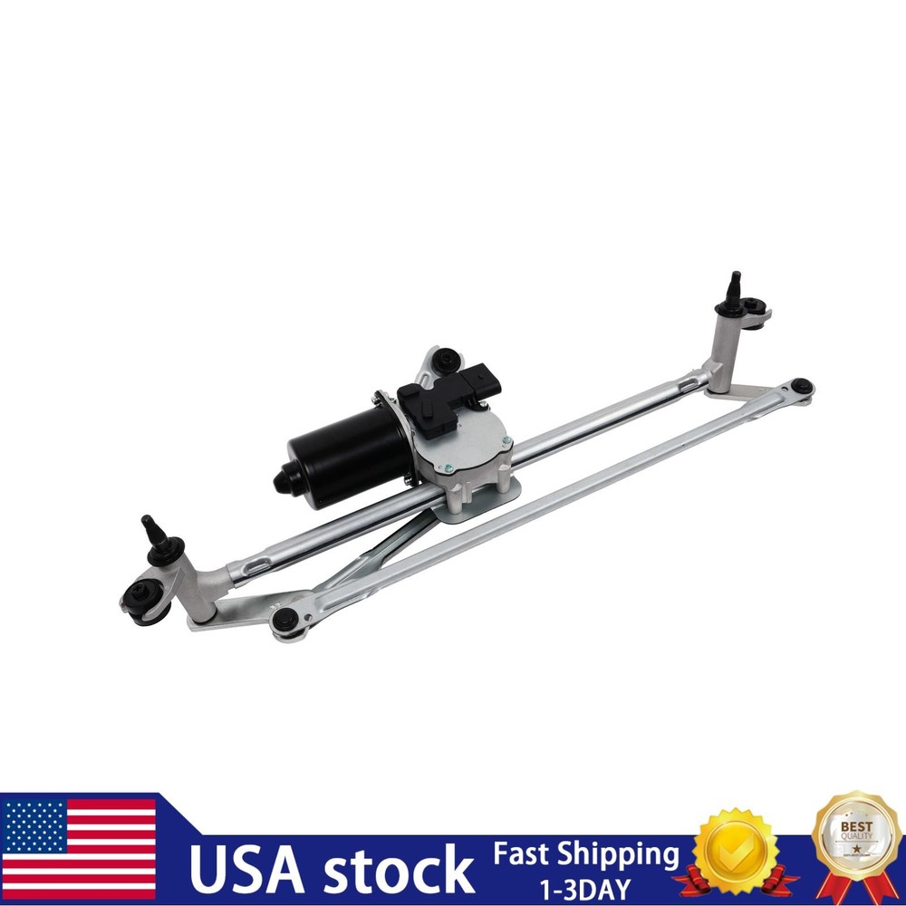 Front Wiper Motor & Linkage Assembly For VW Jetta 2019 2010 2011 2022 17B955023