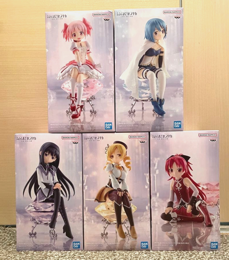 Bandai Spirits Banpresto Madoka Magica Sayaka Madoka Homura Mami Figure Set 5