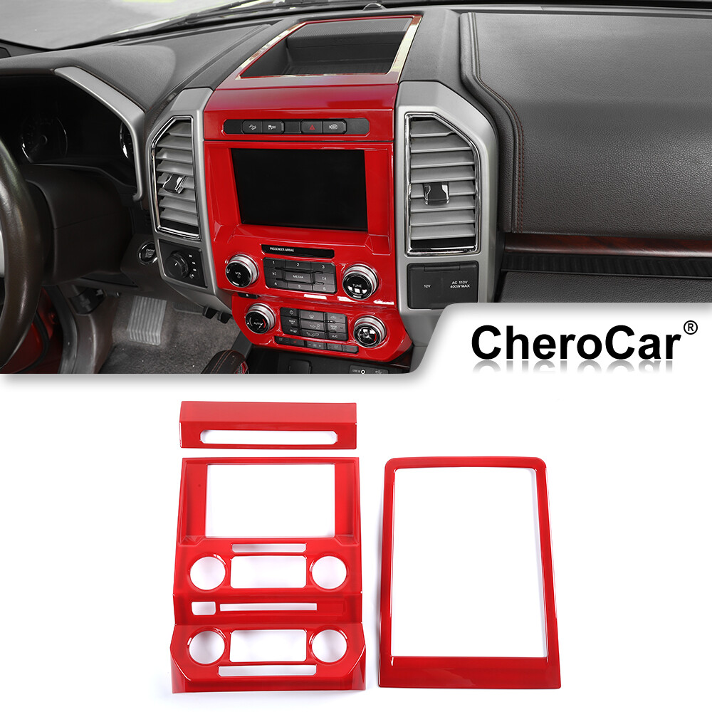 Ford F150 15-20 Center Console GPS Navigation Dash Storage Box Trim Panel