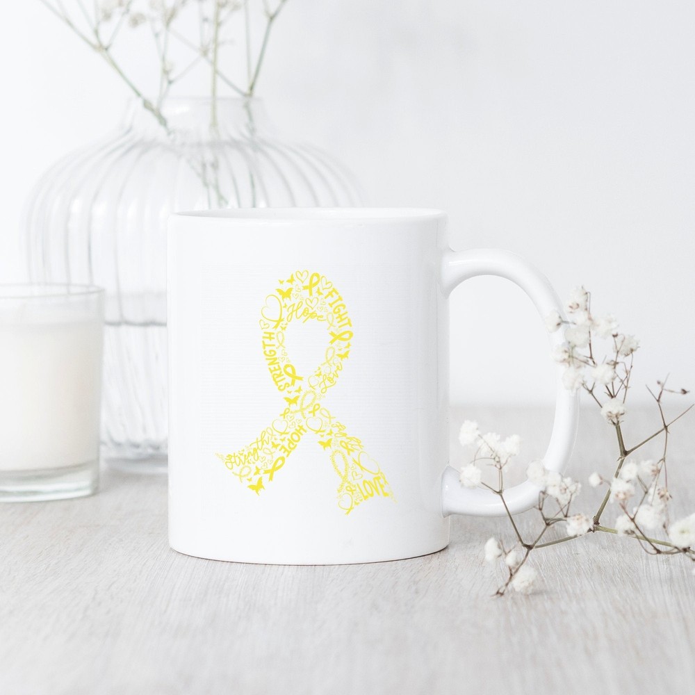 Sarcoma Cancer Fight Strength Love Mug Sarcoma Cancer Survivor Gift Sarcoma