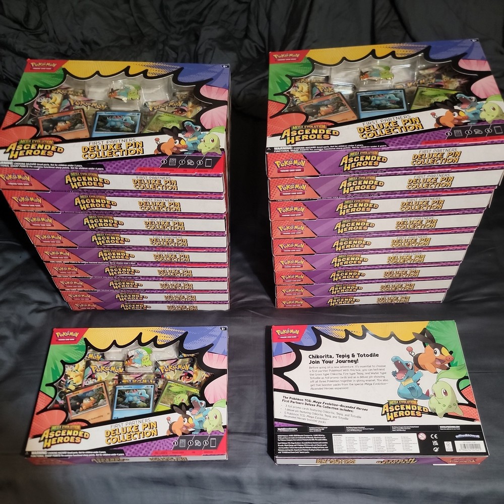 Pokémon TCG: Mega Evolution Ascended Heroes First Partners Deluxe Pin Collection