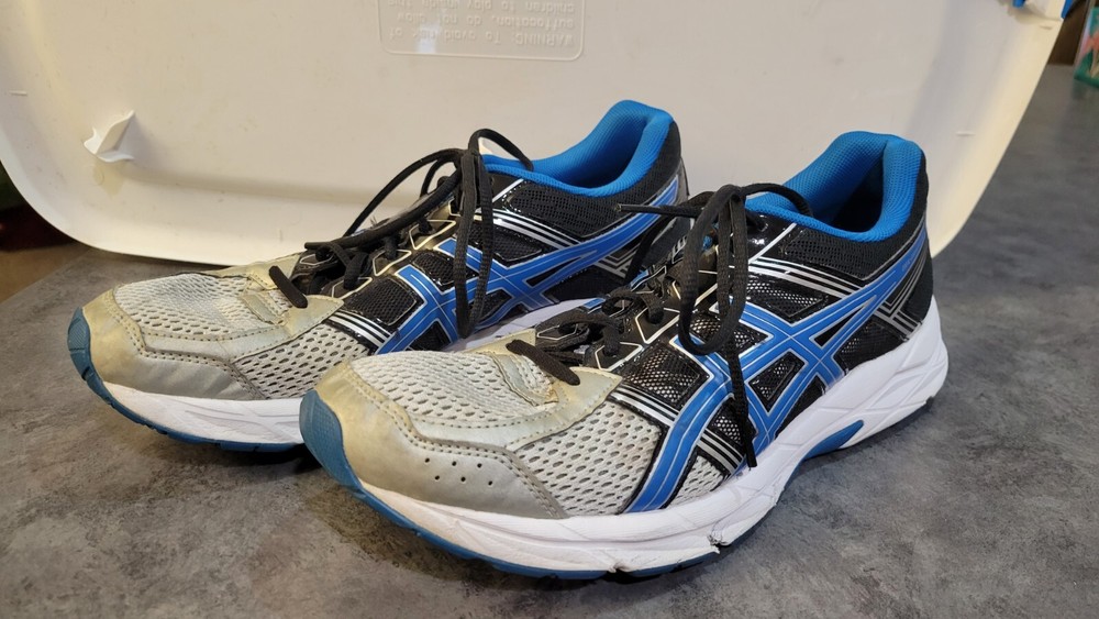 Asics Mens Gel Contend 4 T715N Gray Running Shoes Sneakers Size 11