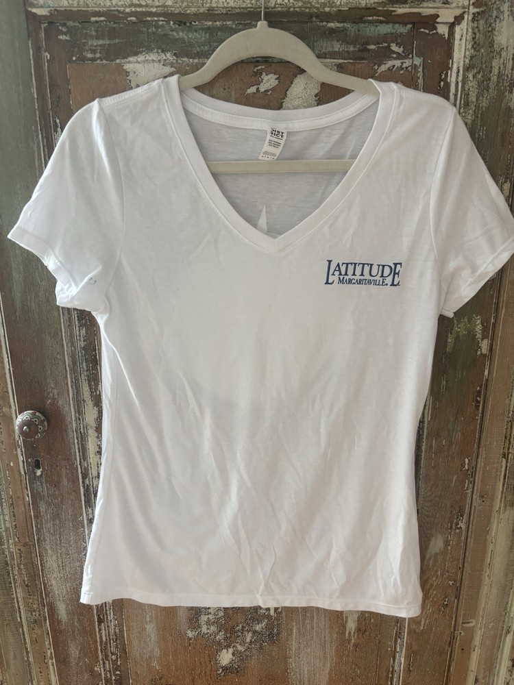 Margaritaville Latitude V-Neck T-Shirt Women’s Medium