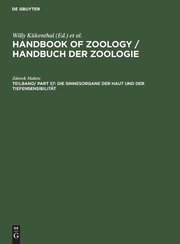 Zdenek Halata Die Sinnesorgane Der Haut Und Der Tiefensensibilität (Hardback)