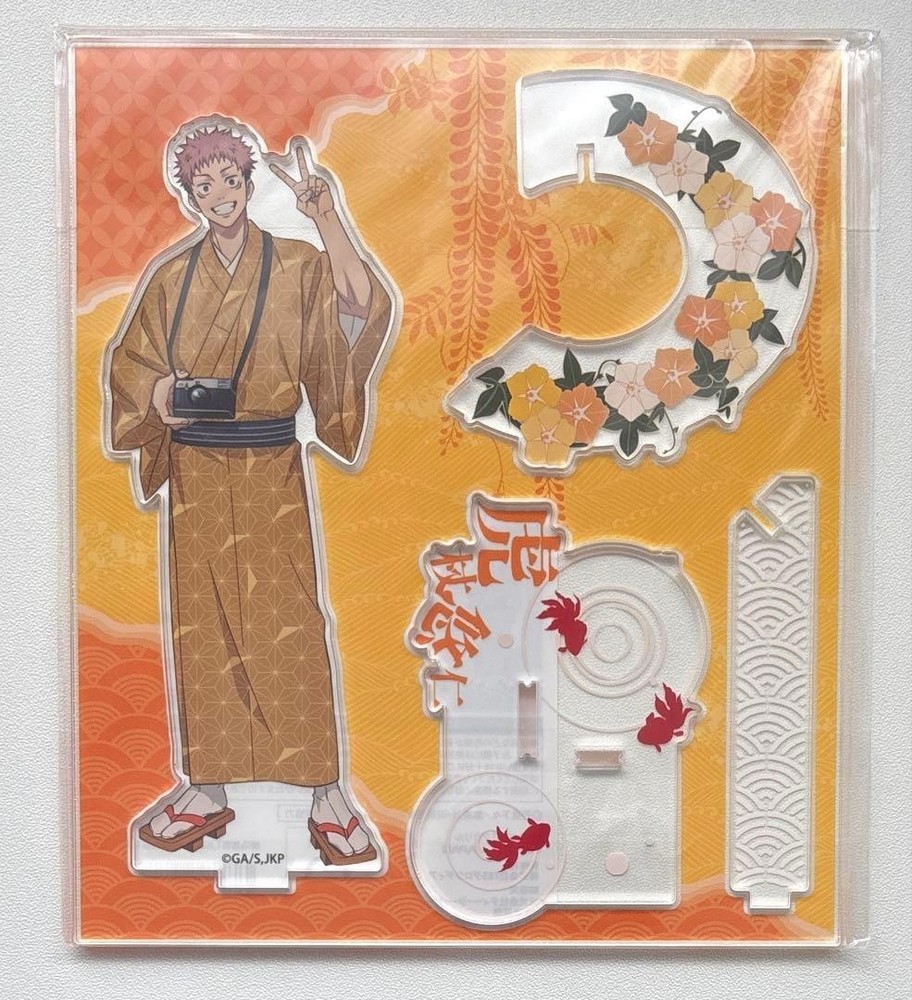 Jujutsu Kaisen Juju x JR KYOTO Yuji Itadori Acrylic Stand Figure Anime Jump