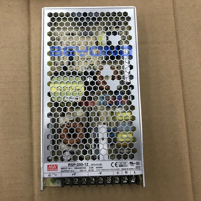 1PC New For MEAN WELL switching power supply RSP-200-12 12V 16.7A