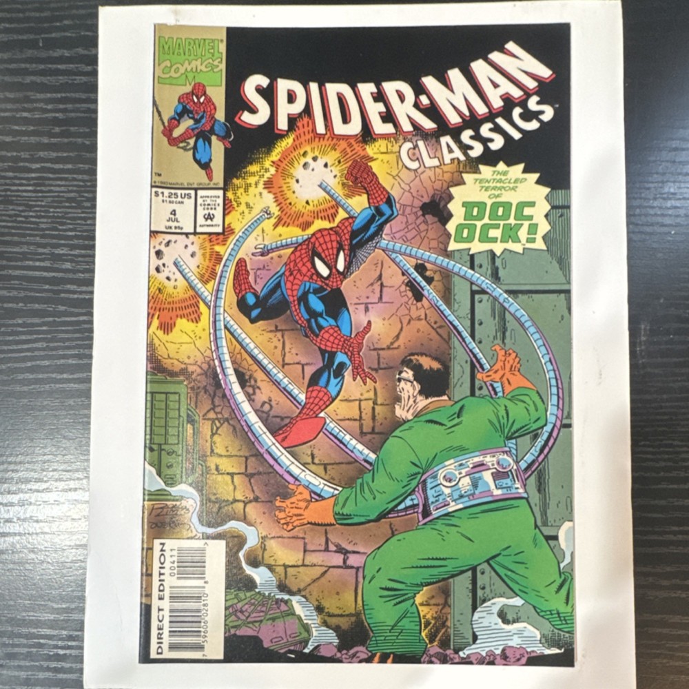 Marvel Comics Spider-Man Classics #4 Direct Edition Spider-Man Doc Ock 1993 VF