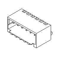10Pcs 87438-0643  Headers & Wire Housings 6 CKT 1.5mm HDR. Rt.-Angle SMT