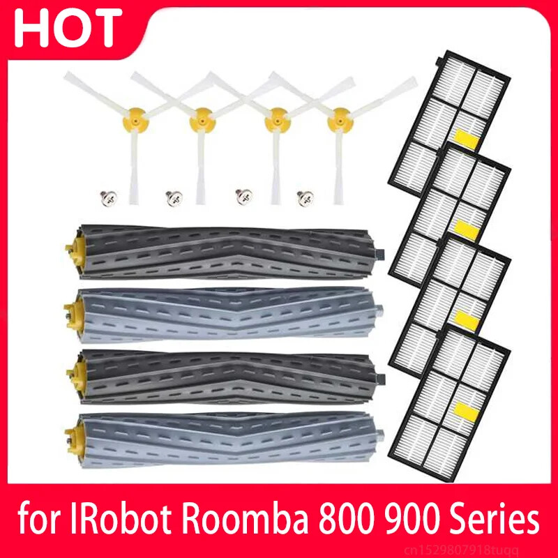 iRobot Roomba 850 860 861 Vacuum Side Brush HEPA Filter & Mop Rag
