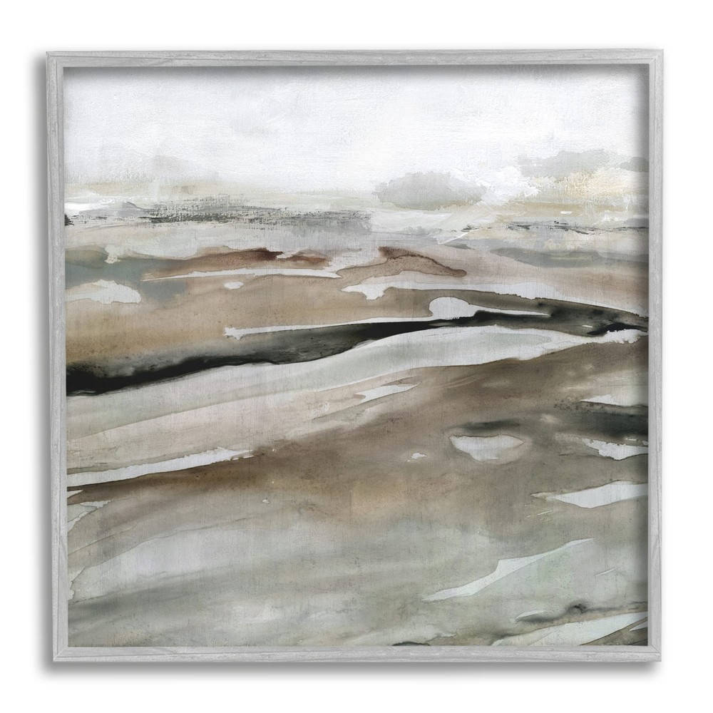 Abstract Muted Landscape Scene Framed Wall Art, Design by Carol Robinson