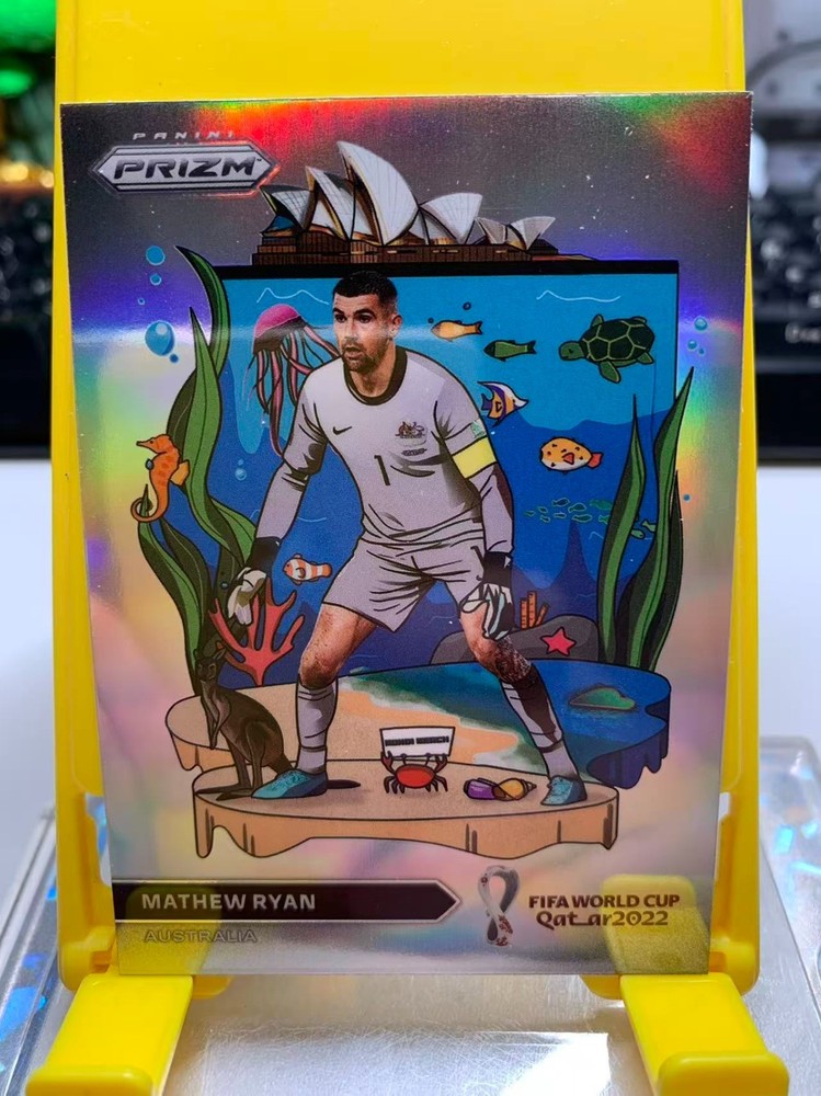 2022 Panini Prizm FIFA World Cup National Landmarks #30 Mathew Ryan Australia SP