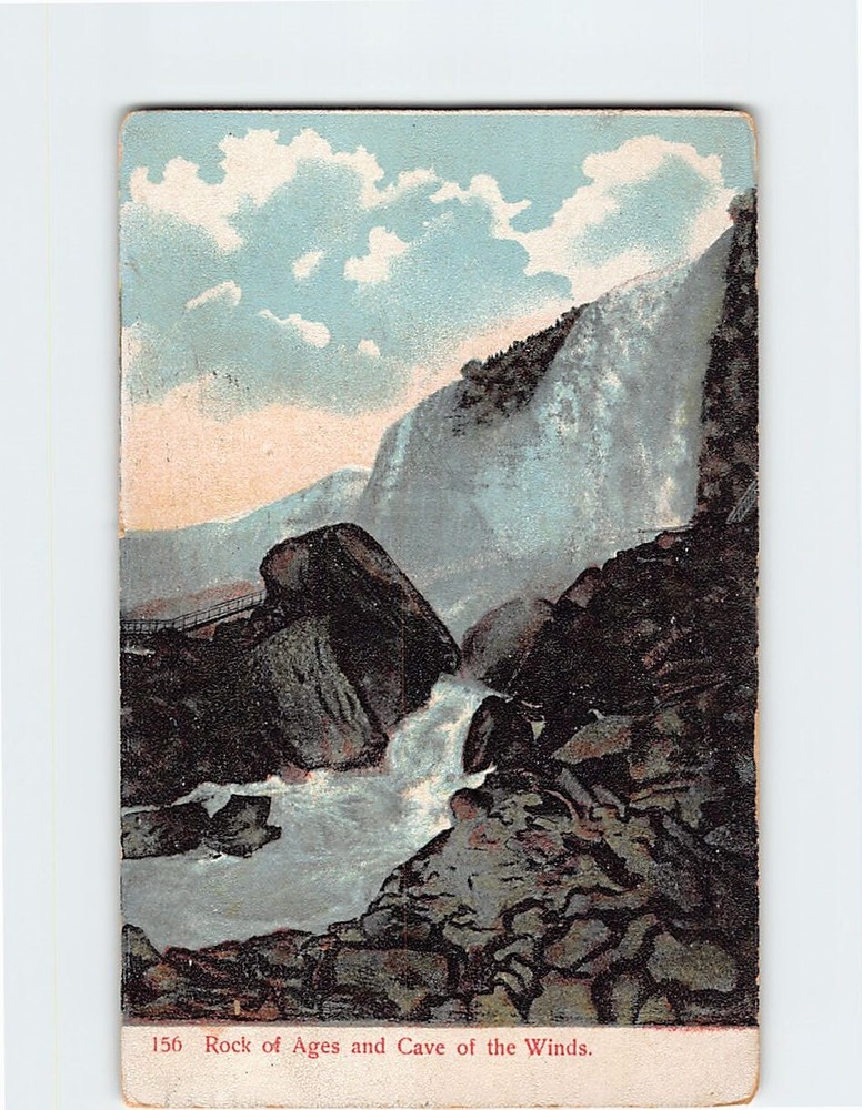 Postcard Rock of Ages & Cave of the Winds Niagara Falls New York USA