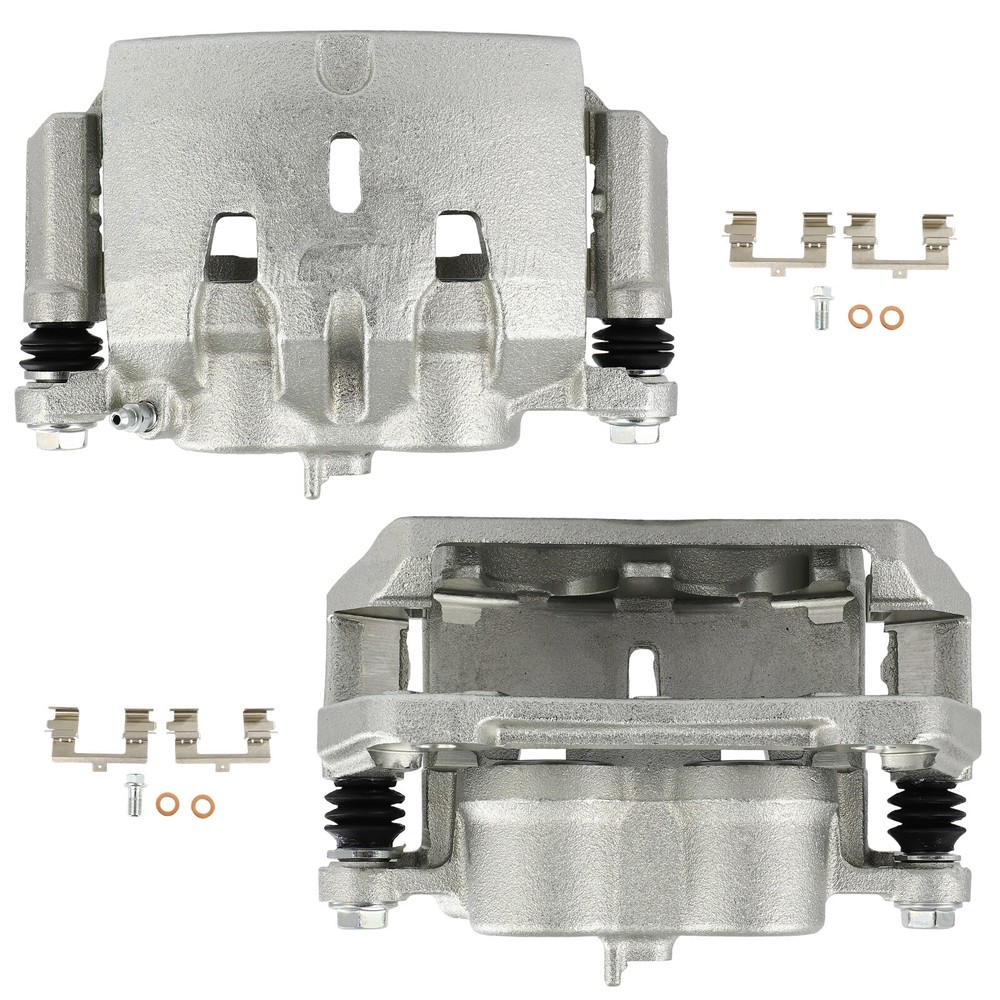 2Pcs Front Disc Brake Calipers w/Bracket For 14-19 Acura MDX 16-19 Honda Pilot