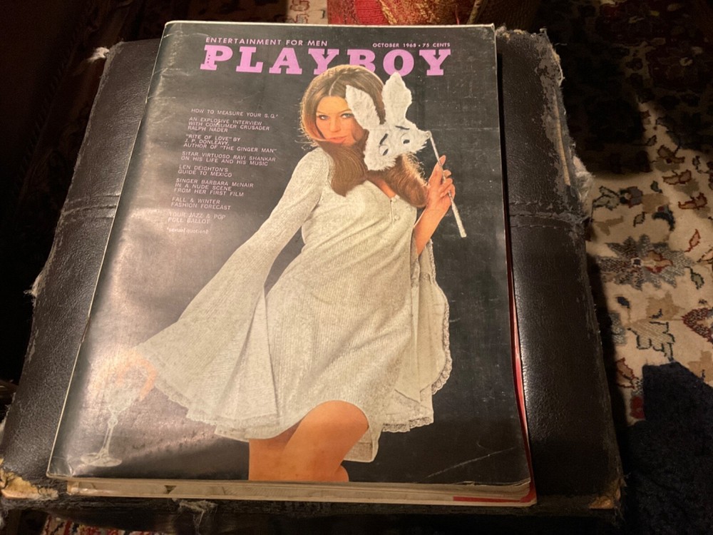 Playboy Magazine October 1968, Majken Haugedal Centerfold, Very Good