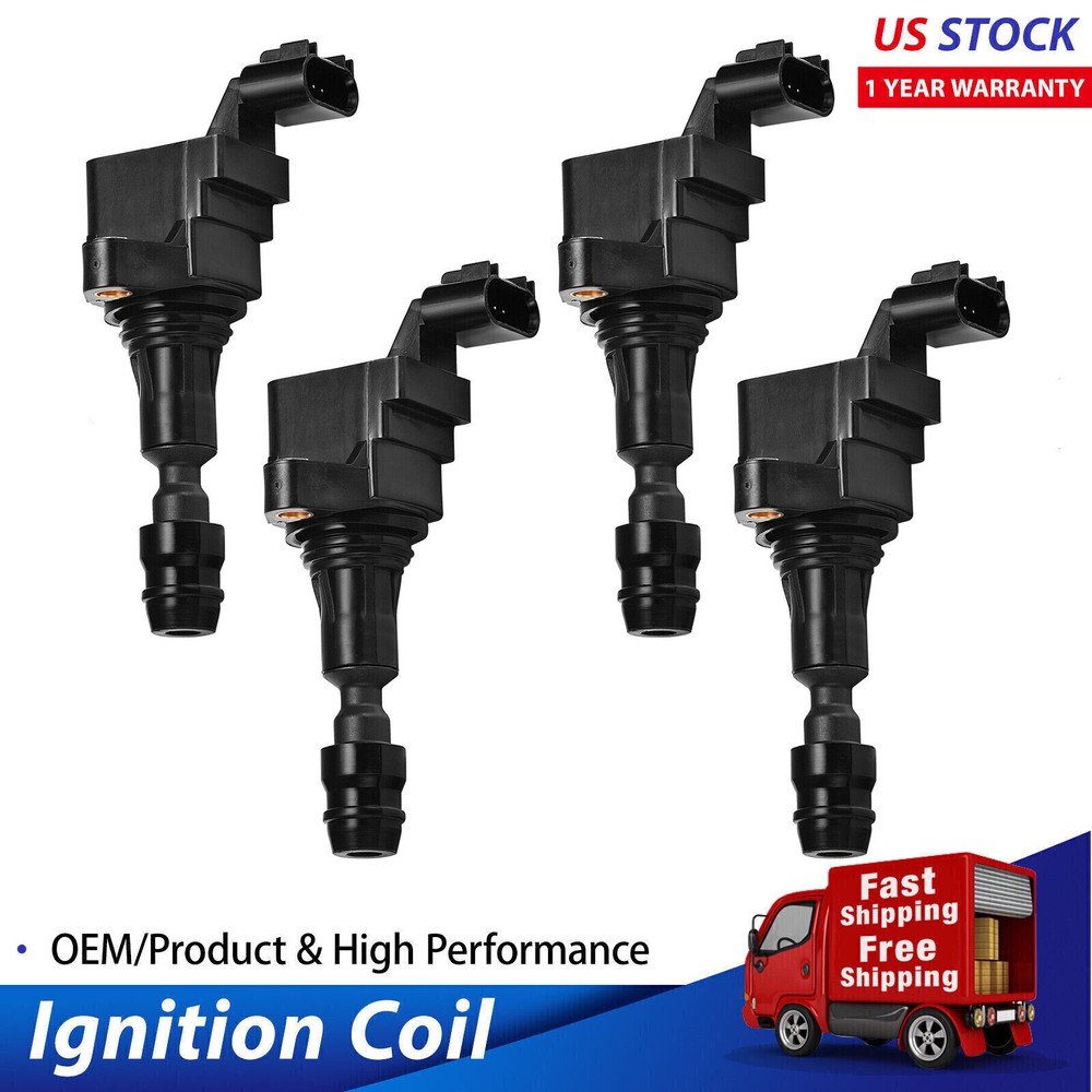4 Ignition Coils For For Vauxhall Insignia Astra Antara Opel Astra 2.0 2.4 UF491