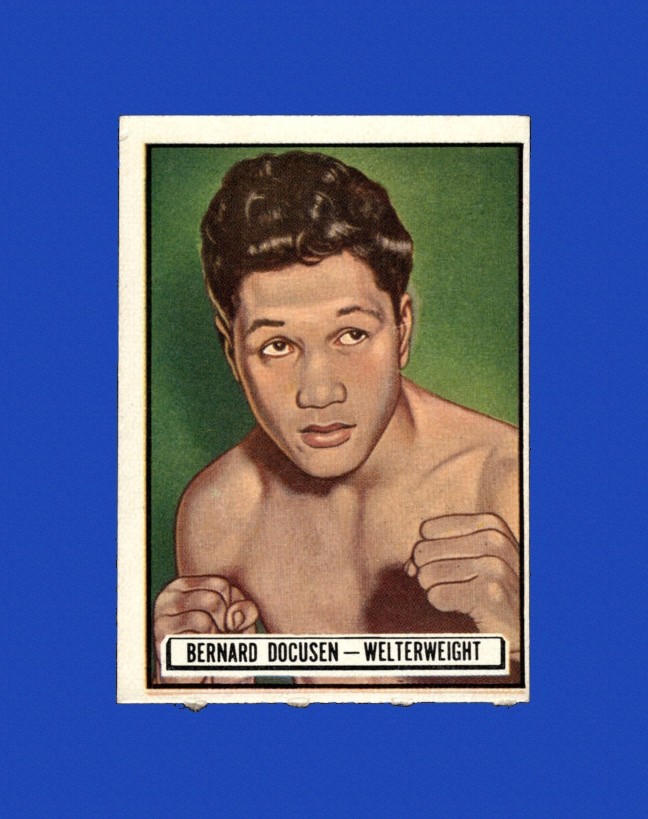 1951 Topps Ringside Set-Break # 57 Bernard Docusen EX-EXMINT *GMCARDS*Consign with Greg Morris Cards