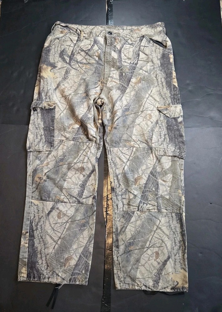 Vintage 90s Vintage Camo XL Cargo Pants 31 Inseam Men's Reses Hardwoods USA