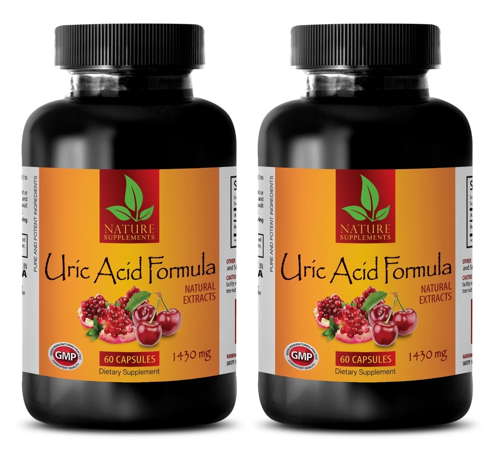 Kidney balance - URIC ACID FORMULA - molecular process 2 Bottle 120 Capsules