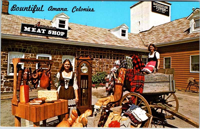 Postcard SHOP SCENE Amana Iowa IA m/09 AO6426
