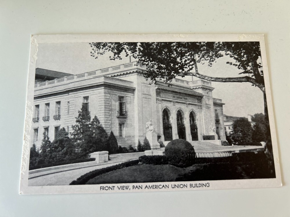 Front View Pan American Union Building Washington DC Postcard
