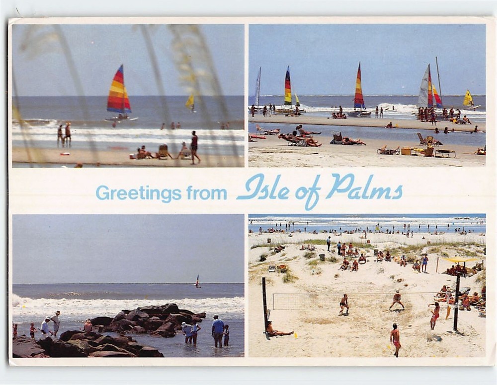 Postcard Greetings from Isle of Palms South Carolina USA